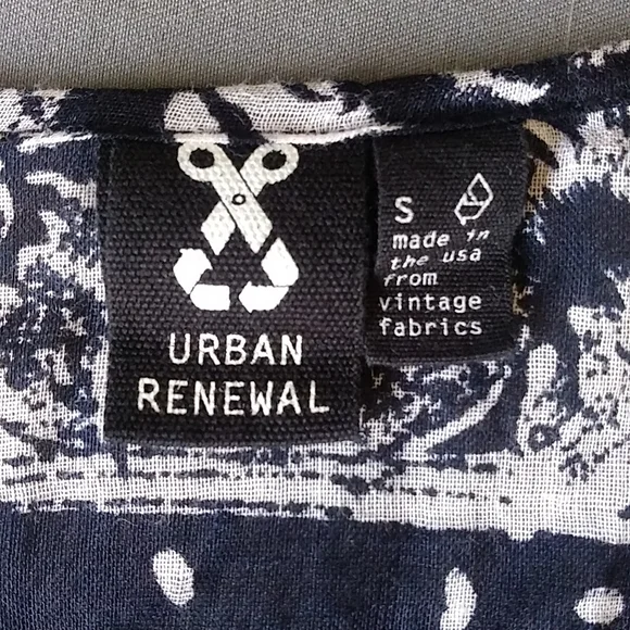 Urban Renewal Sheer Asymmetrical Crop Tank Size Small - Picture 6 of 6